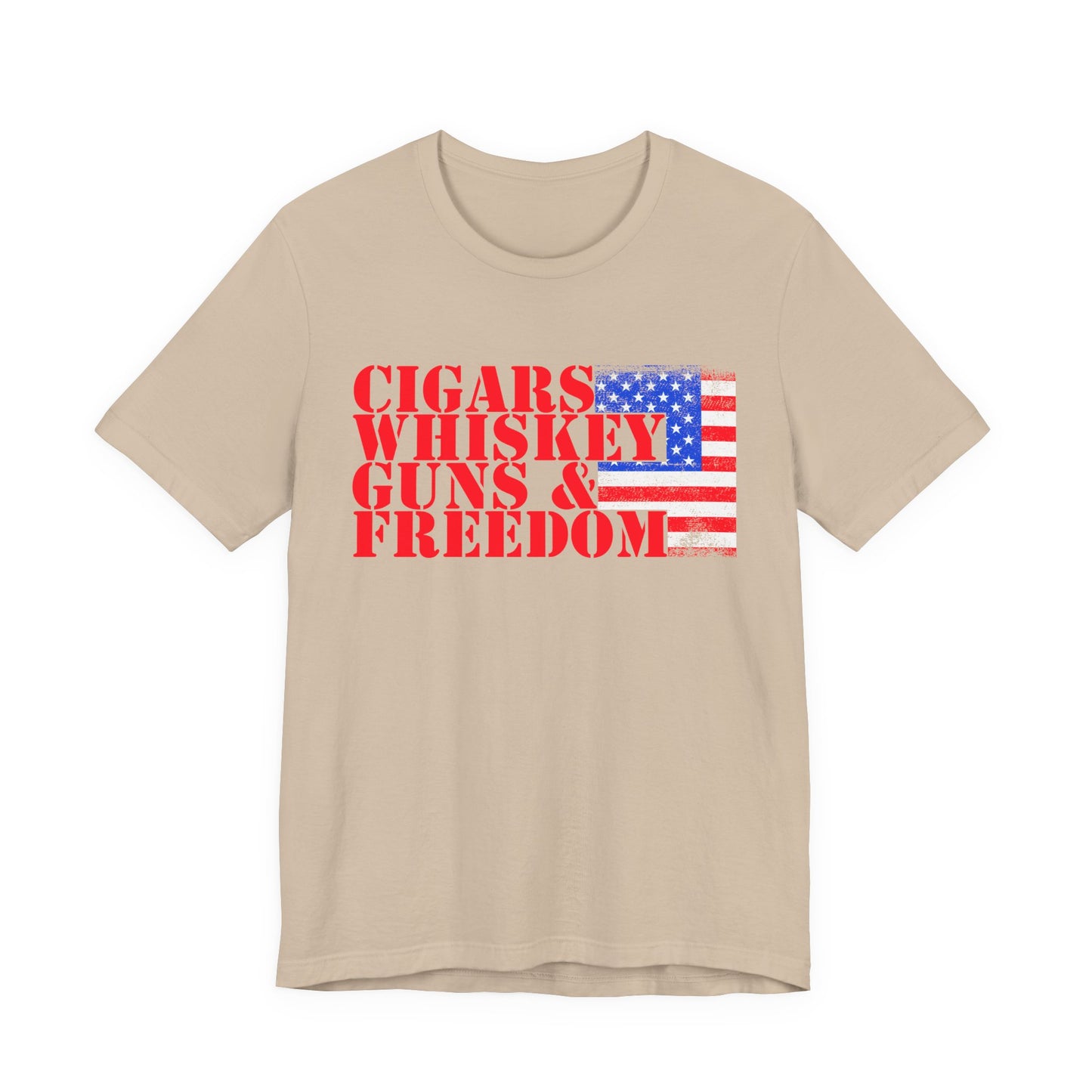 American Flag Graphic Unisex Cotton T-Shirt a2