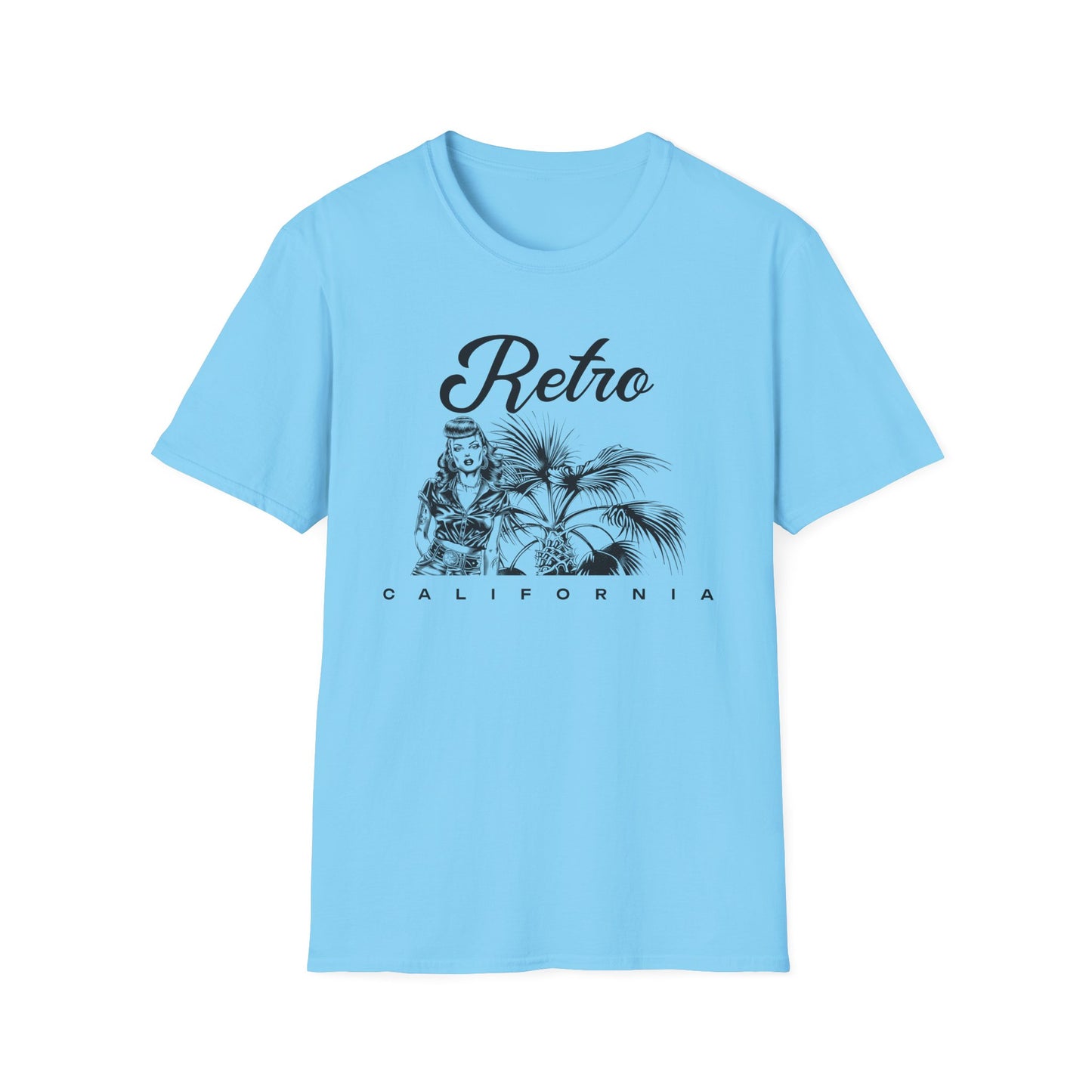 Retro T Shirt, Retro Design Shirt, Retro Art Tee Shirt, T-shirt with Retro Style