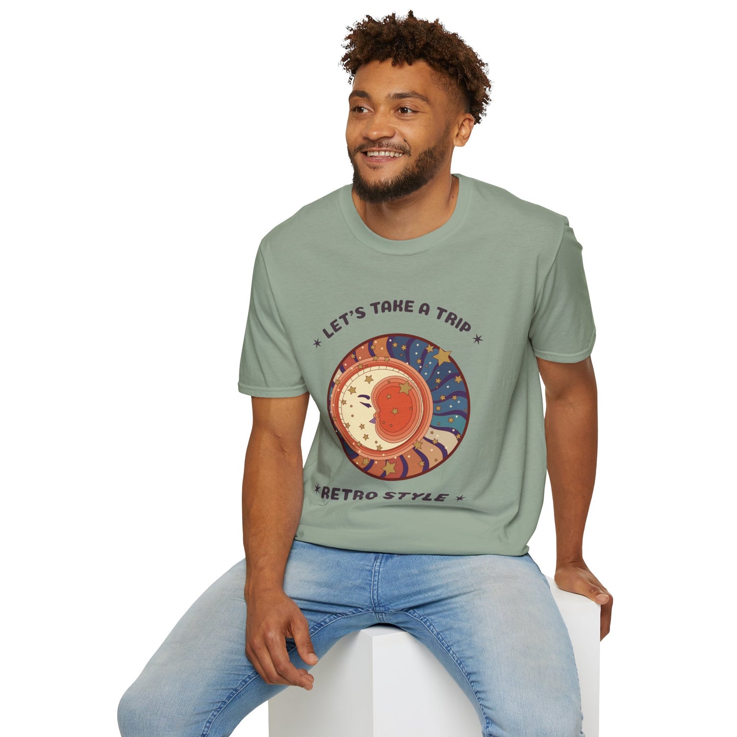 Retro T Shirt, Retro Design Shirt, Retro Art Tee Shirt, T-shirt with Retro Style