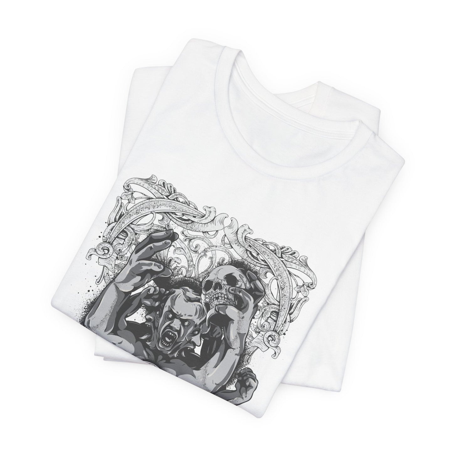 Mask Artwork Illustration Graphic Unisex Cotton T-Shirt r17