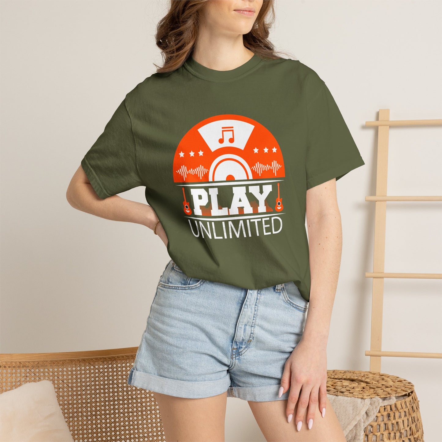 Music Graphic Design Unisex Cotton T-shirt 079