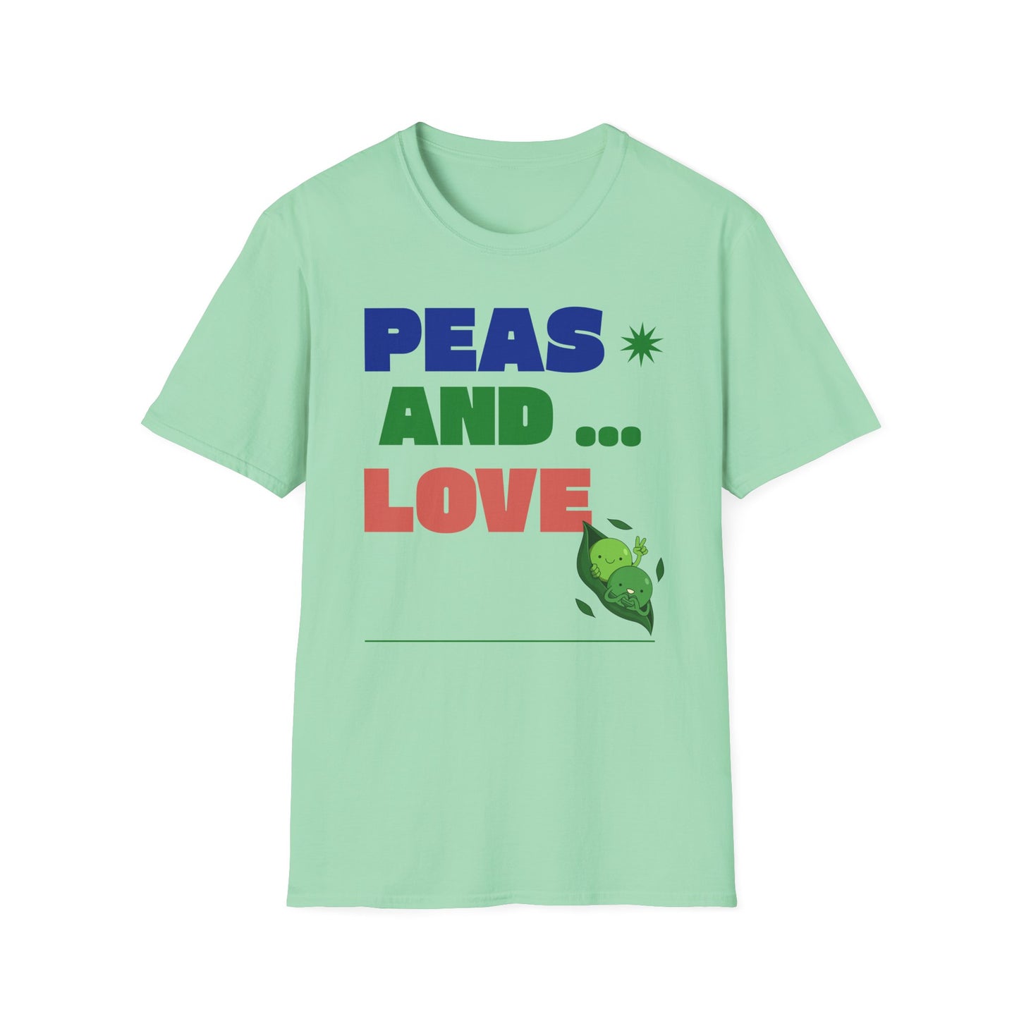 Food Tees, Funny Food T Shirts, Funny T Shirts, Shirt with Vegetables, Shirt with Peas