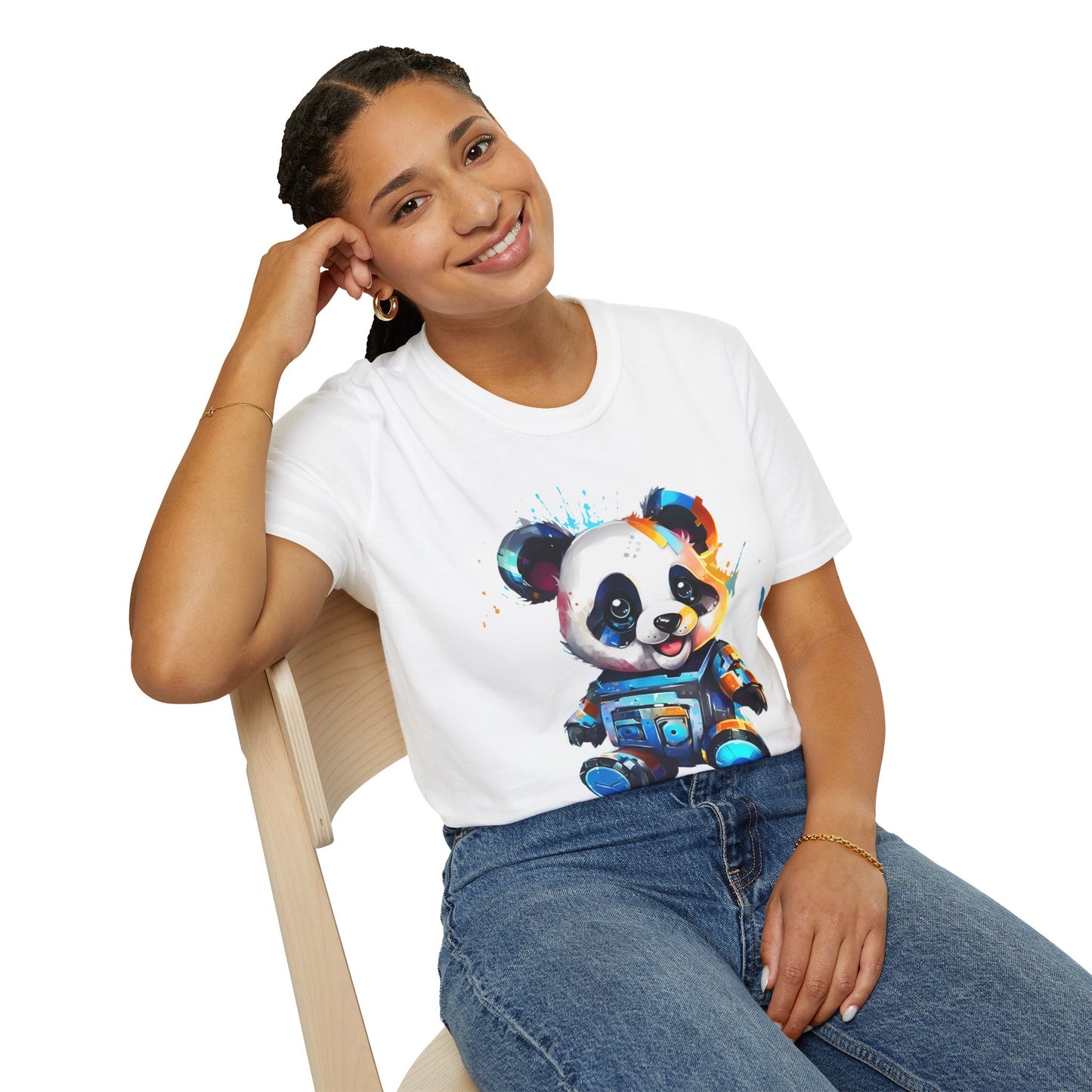 Animals Tees, Funny Animals Shirt, T Shirts with Funny Animals, T-Shirt with Panda, Panda Tees