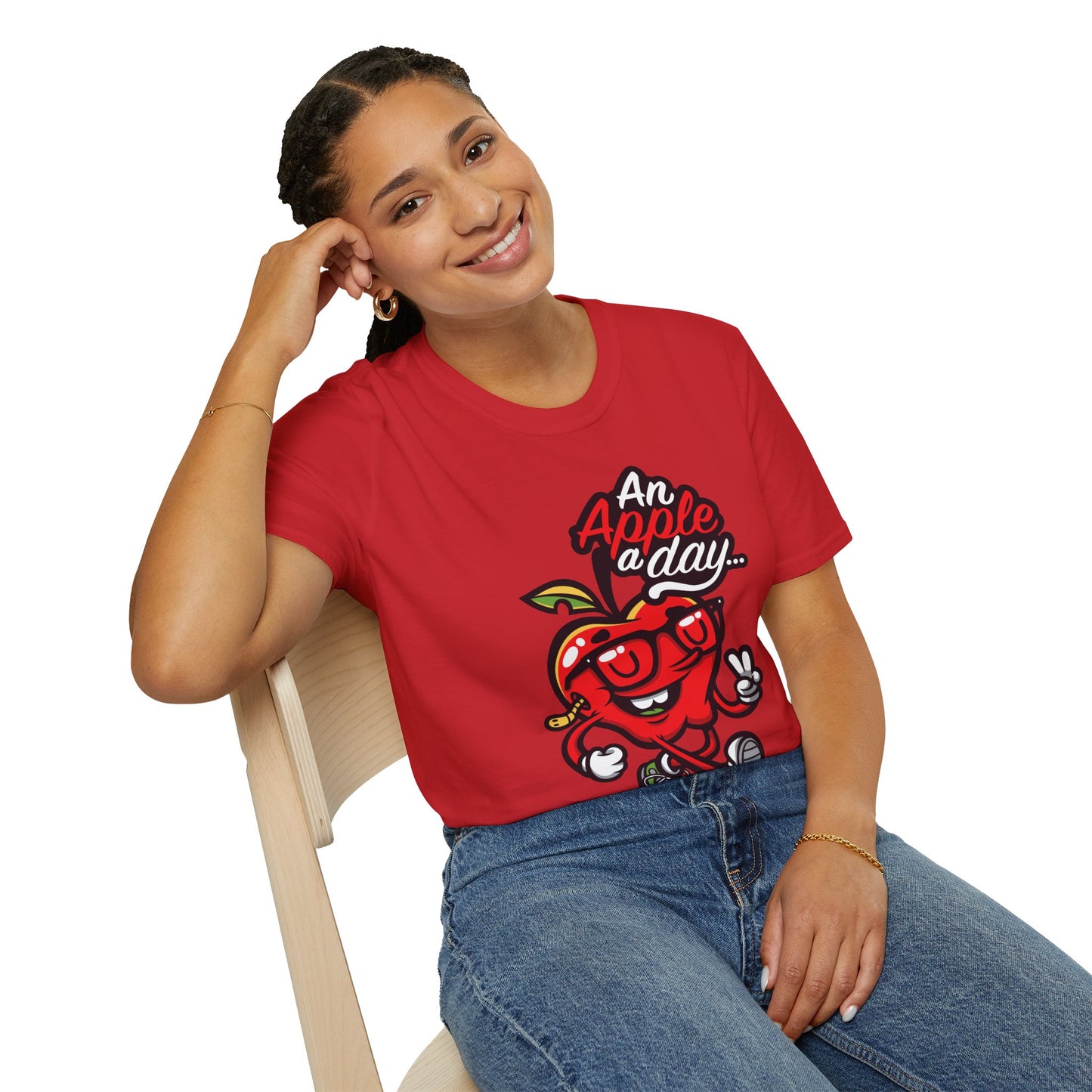 Cartoon T Shirt Animation Tee Funny Tee Unisex Softstyle Cotton Shirt Gildan Softstyle 64000