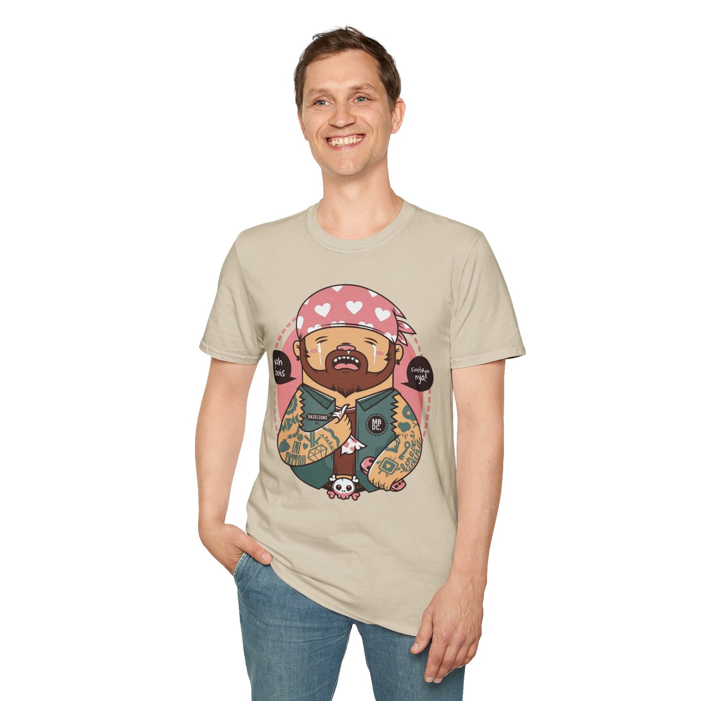 Cartoon Animation T Shirt Unisex Softstyle 100 Percent Ring Spun Cotton Comfort Tee