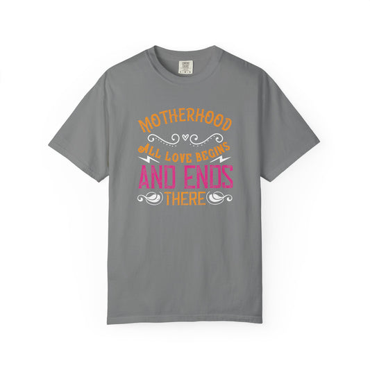 Mom T-shirt Mother Day Mama Tee Unisex Comfort Colors Garment-Dyed Cotton h85