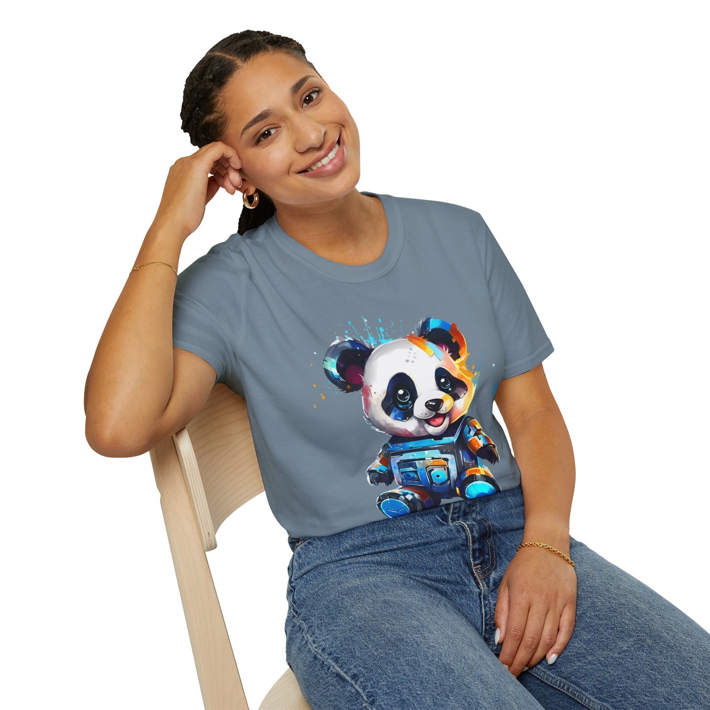 Animals Tees, Funny Animals Shirt, T Shirts with Funny Animals, T-Shirt with Panda, Panda Tees