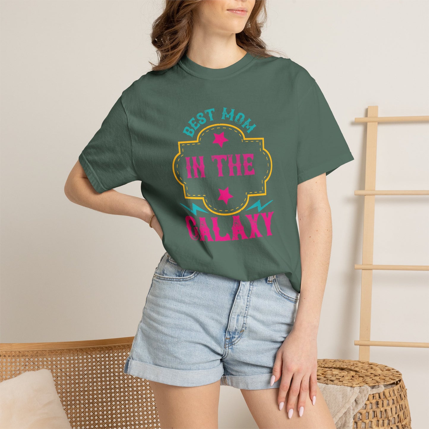 Mom T-shirt Mother Day Mama Tee Unisex Comfort Colors Garment-Dyed Cotton h65
