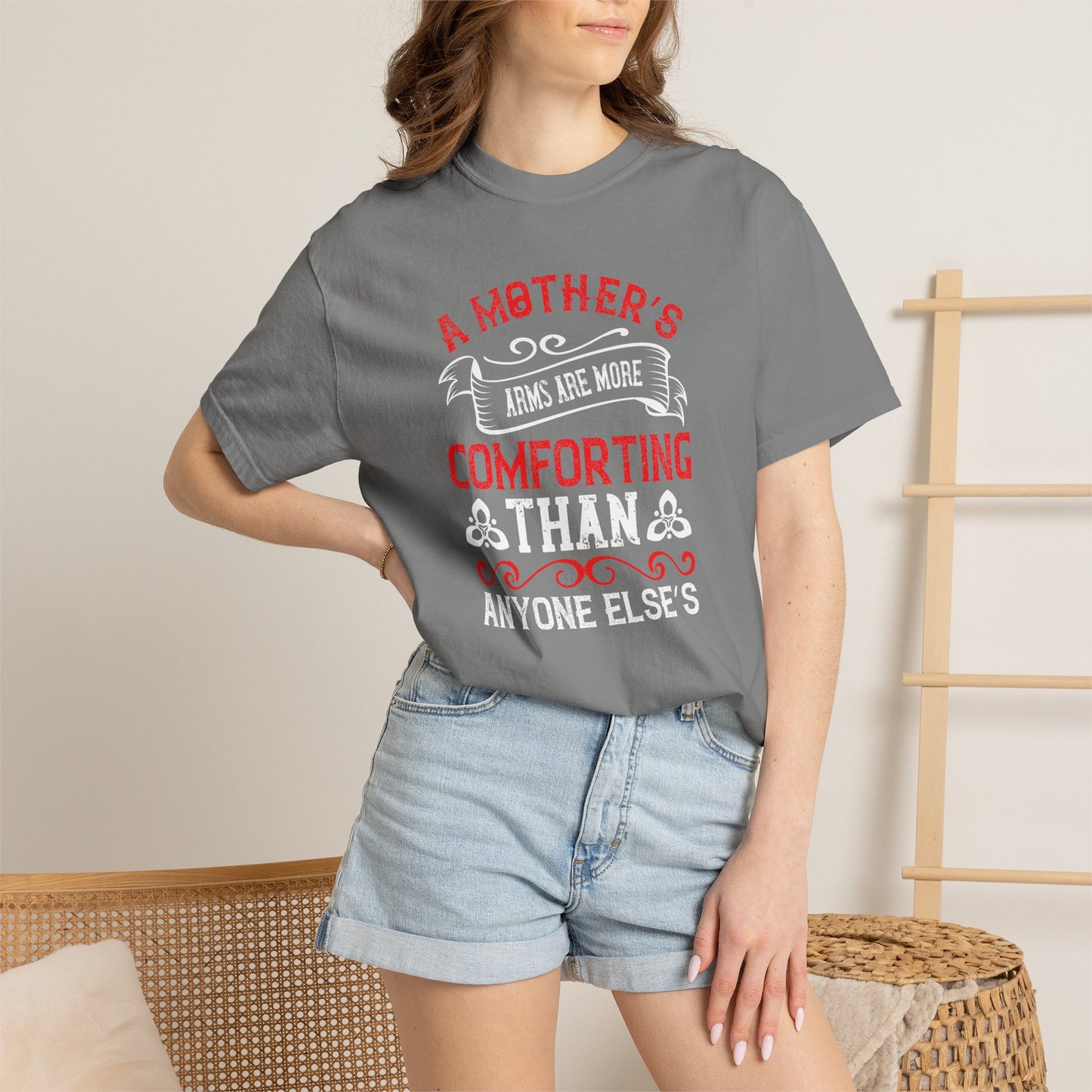 Mom T-shirt Mother Day Mama Tee Unisex Comfort Colors Garment-Dyed Cotton h57