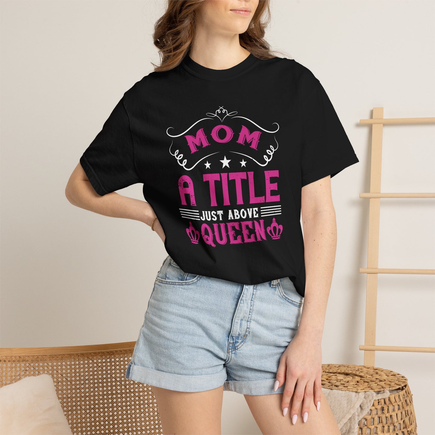 Mom T-shirt Mother Day Mama Tee Unisex Comfort Colors Garment-Dyed Cotton h78