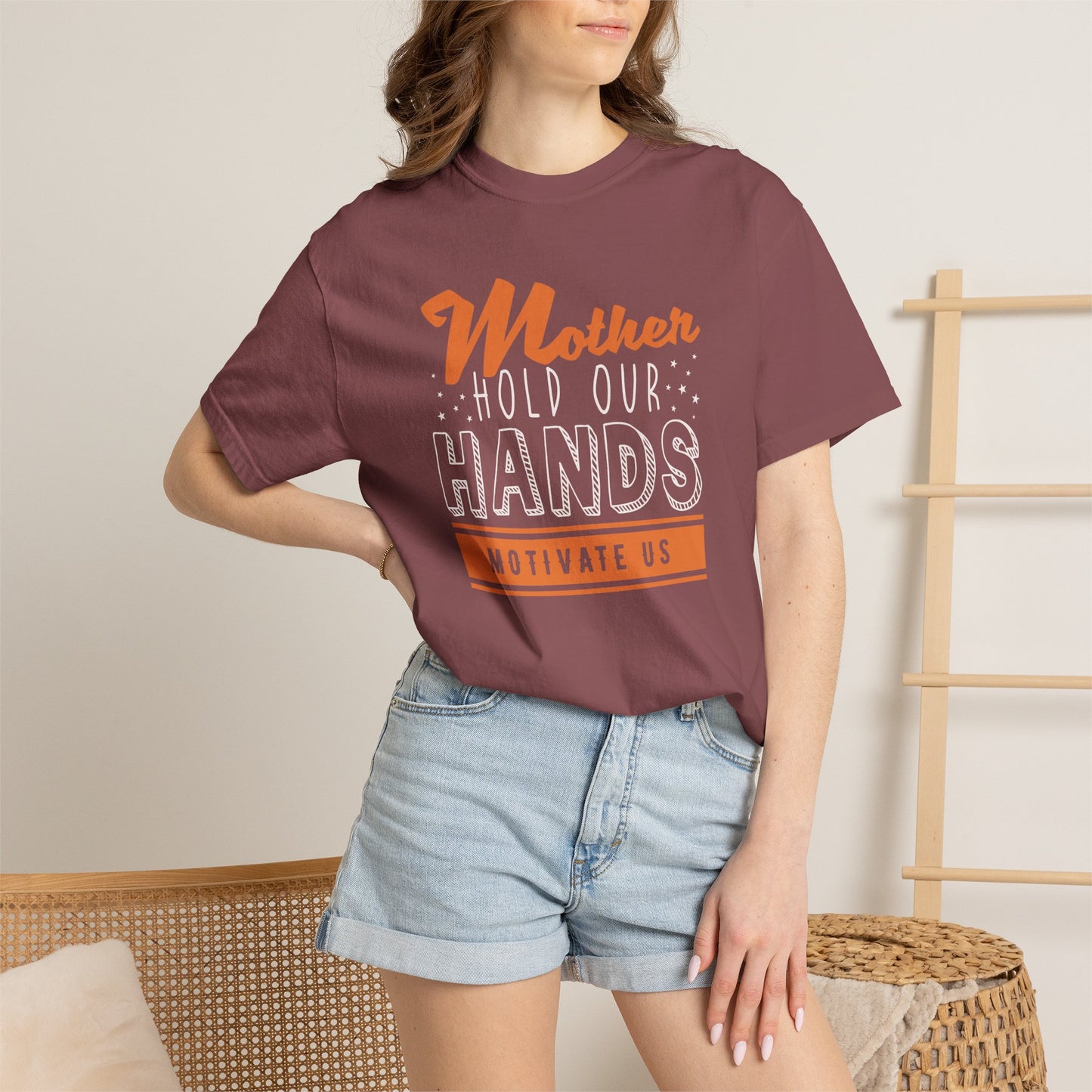 Mom T-shirt Mother Day Mama Tee Unisex Comfort Colors Garment-Dyed Cotton h48
