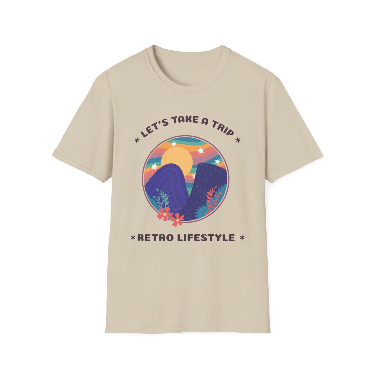 Retro T Shirt, Retro Design Shirt, Retro Art Tee Shirt, T-shirt with Retro Style