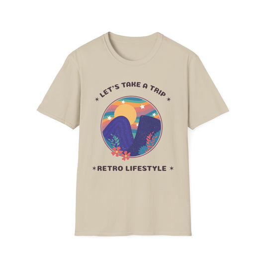 Retro T Shirt, Retro Design Shirt, Retro Art Tee Shirt, T-shirt with Retro Style