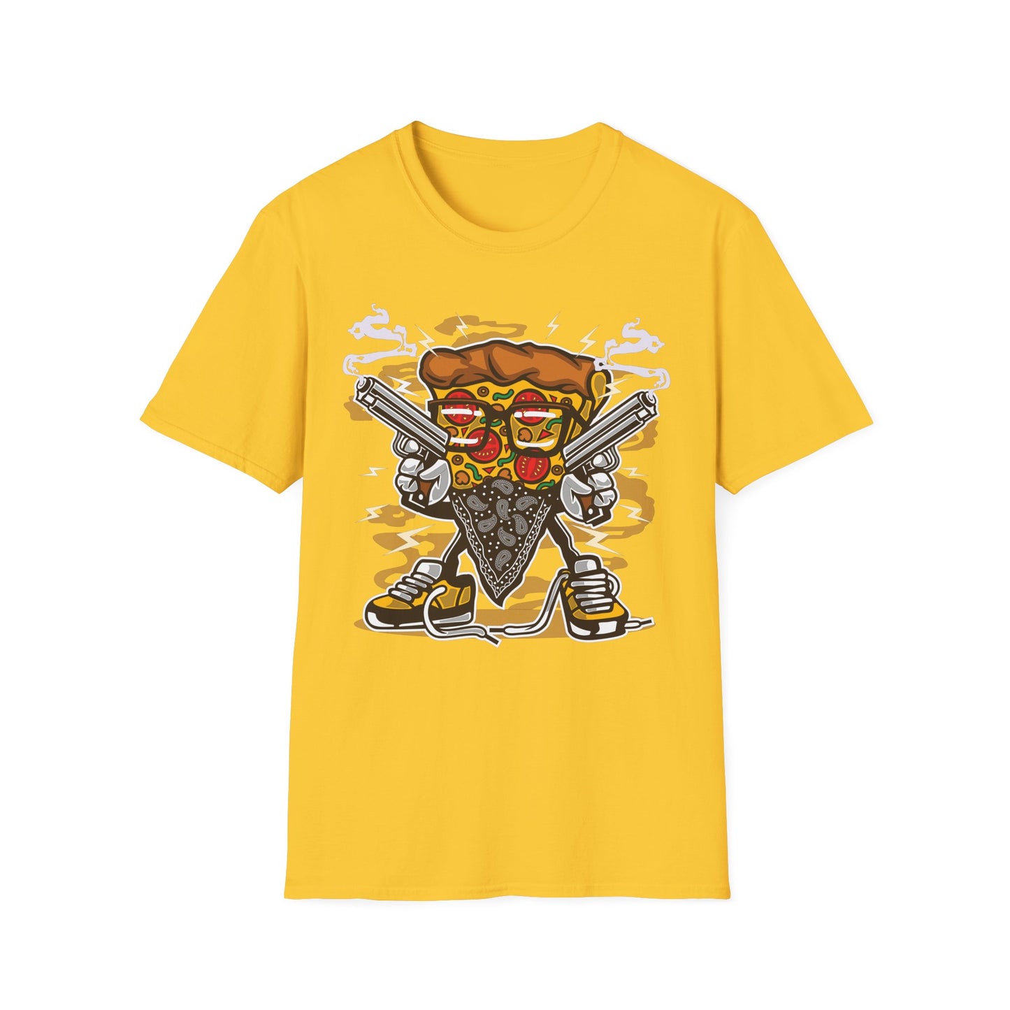 Cartoon Animation Tee Shirt Unisex Funny Graphic Gildan Softstyle 64000 Cotton Tee