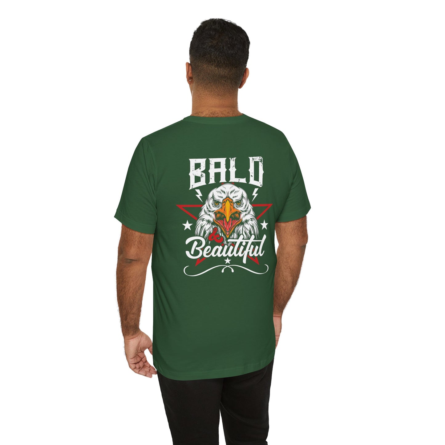 Bald Eagle Graphic Illustration Unisex Cotton Tee a3