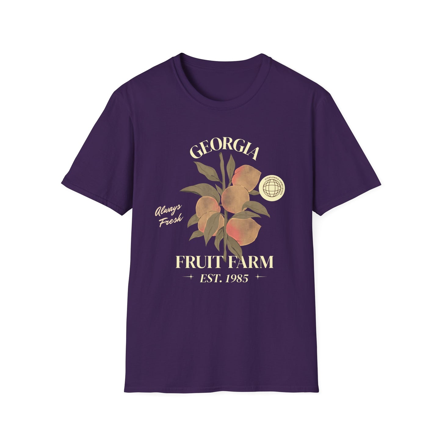 Food Tees, Funny Food T Shirts, Funny T Shirts, Shirt with Fruits, Shirt with Peach