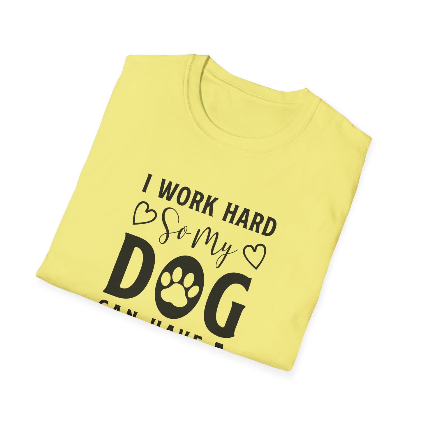 Dog Slogan T Shirts With Funny Words Unisex Tee Shirt Cute Quotes Gildan Softstyle 64000 Cotton