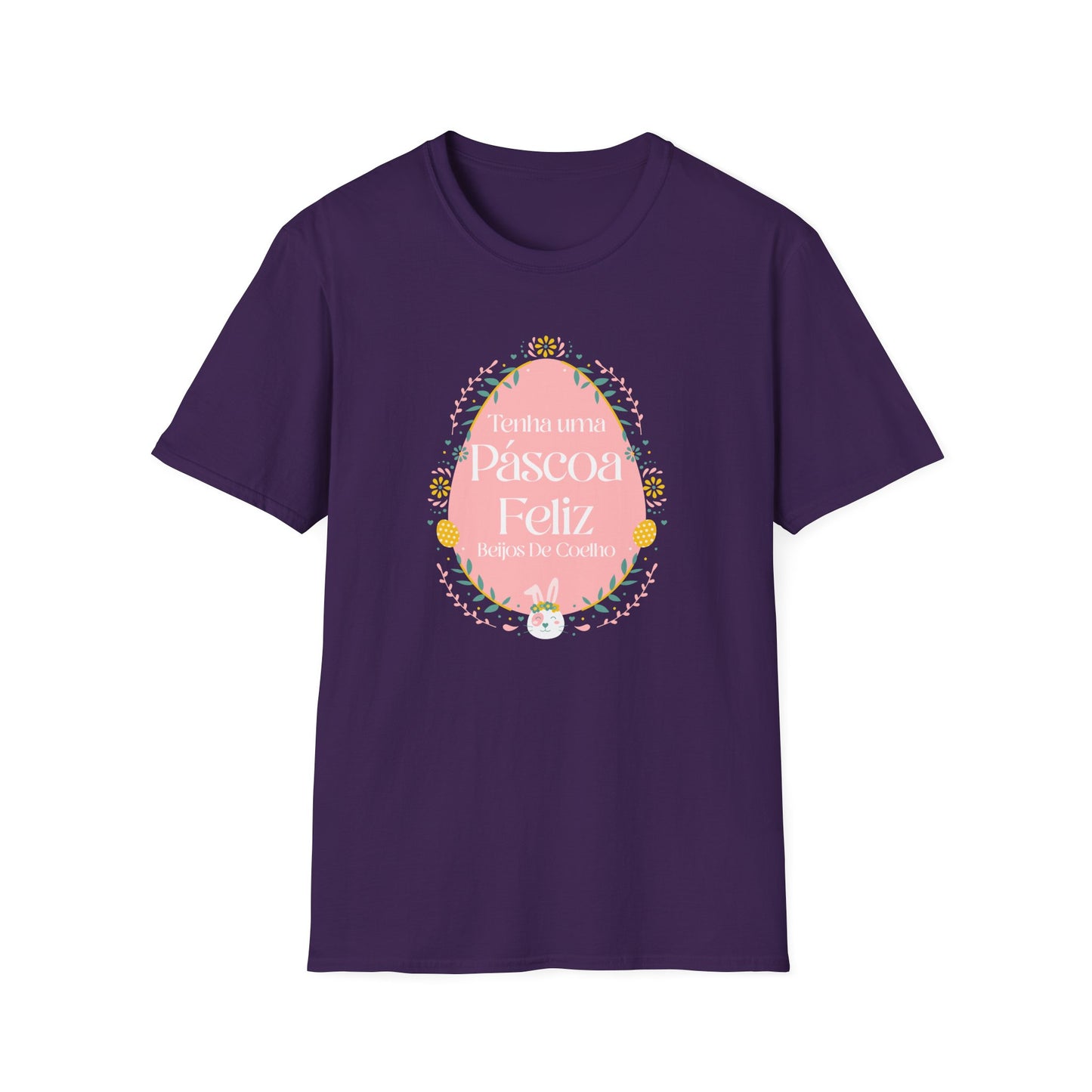 Easter Egg T-Shirt, Tee Shirt with Easter Signature, T Shirt with Easter Prints, Tee Shirt with Easter Design - 2