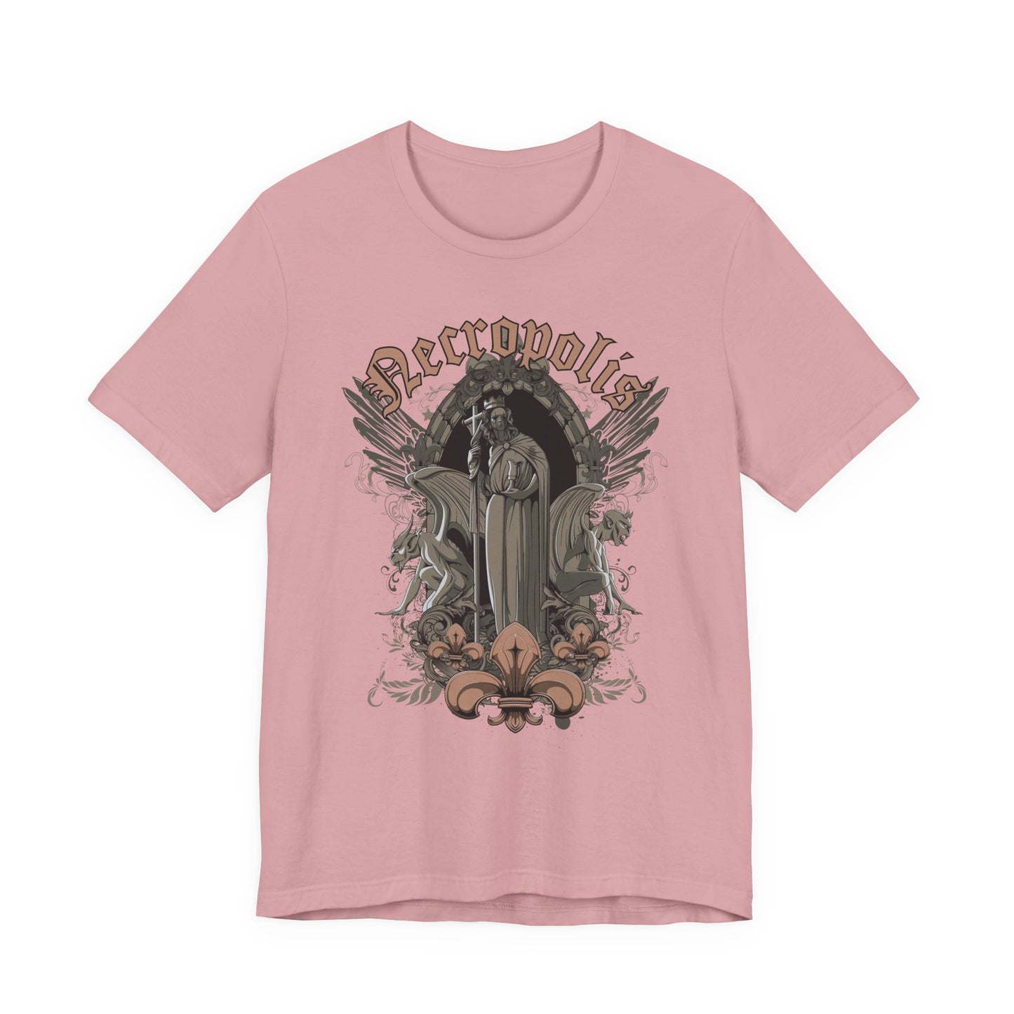 Gothic Skull Graphic Unisex Cotton T-Shirt r7