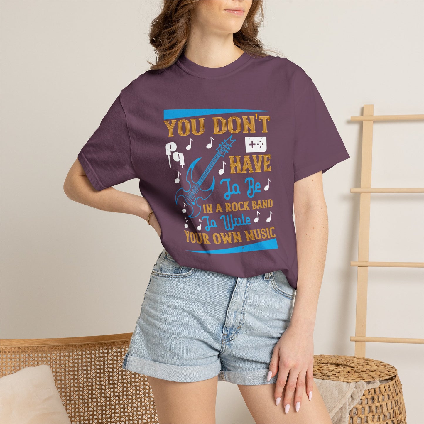 Music Graphic Design Unisex Cotton T-shirt u1
