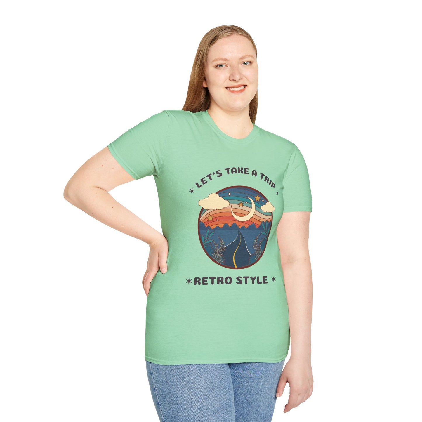 Retro T Shirt, Retro Design Shirt, Retro Art Tee Shirt, T-shirt with Retro Style