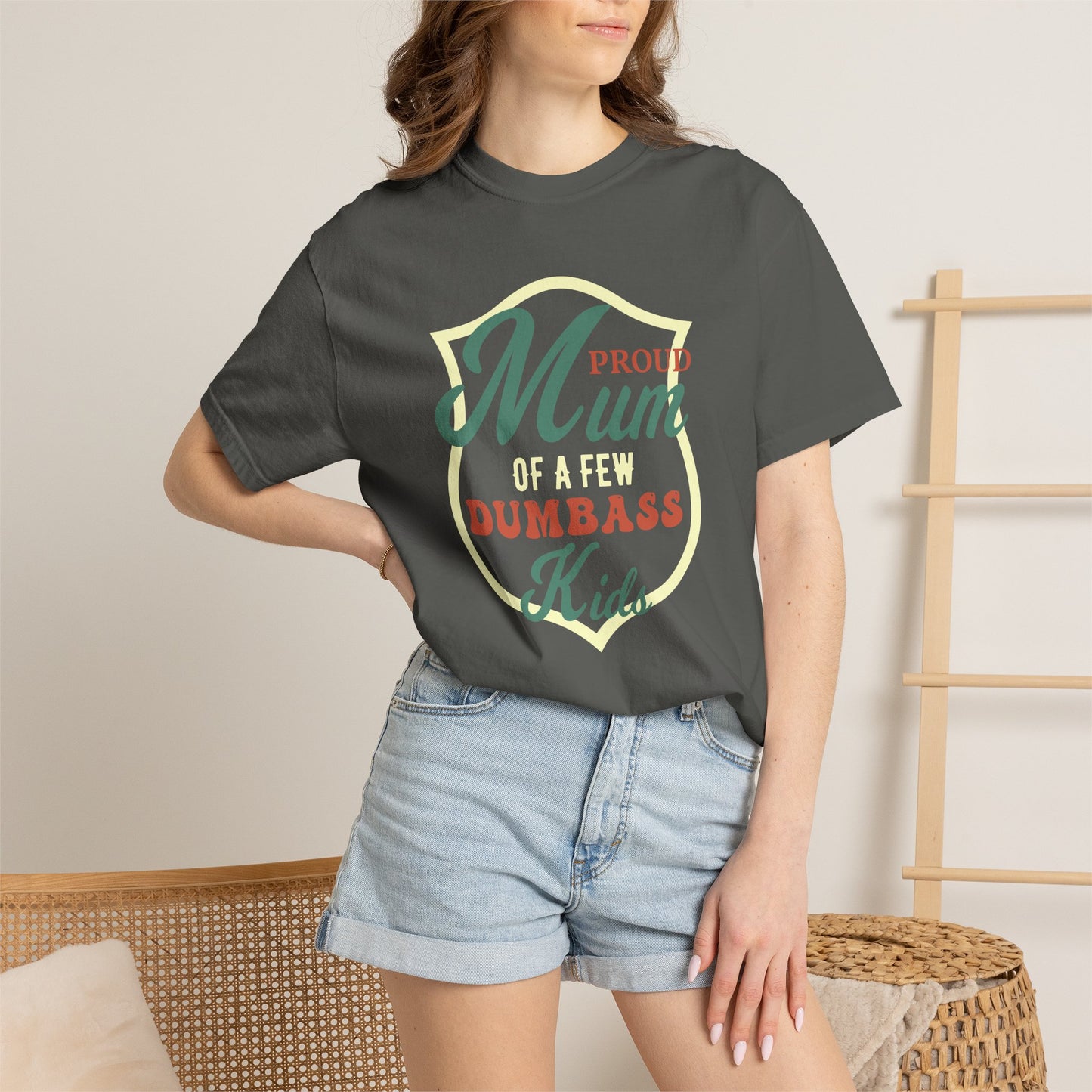 Mom T-shirt Mother's Day Mama Tee Unisex Comfort Colors Garment-Dyed Cotton h44