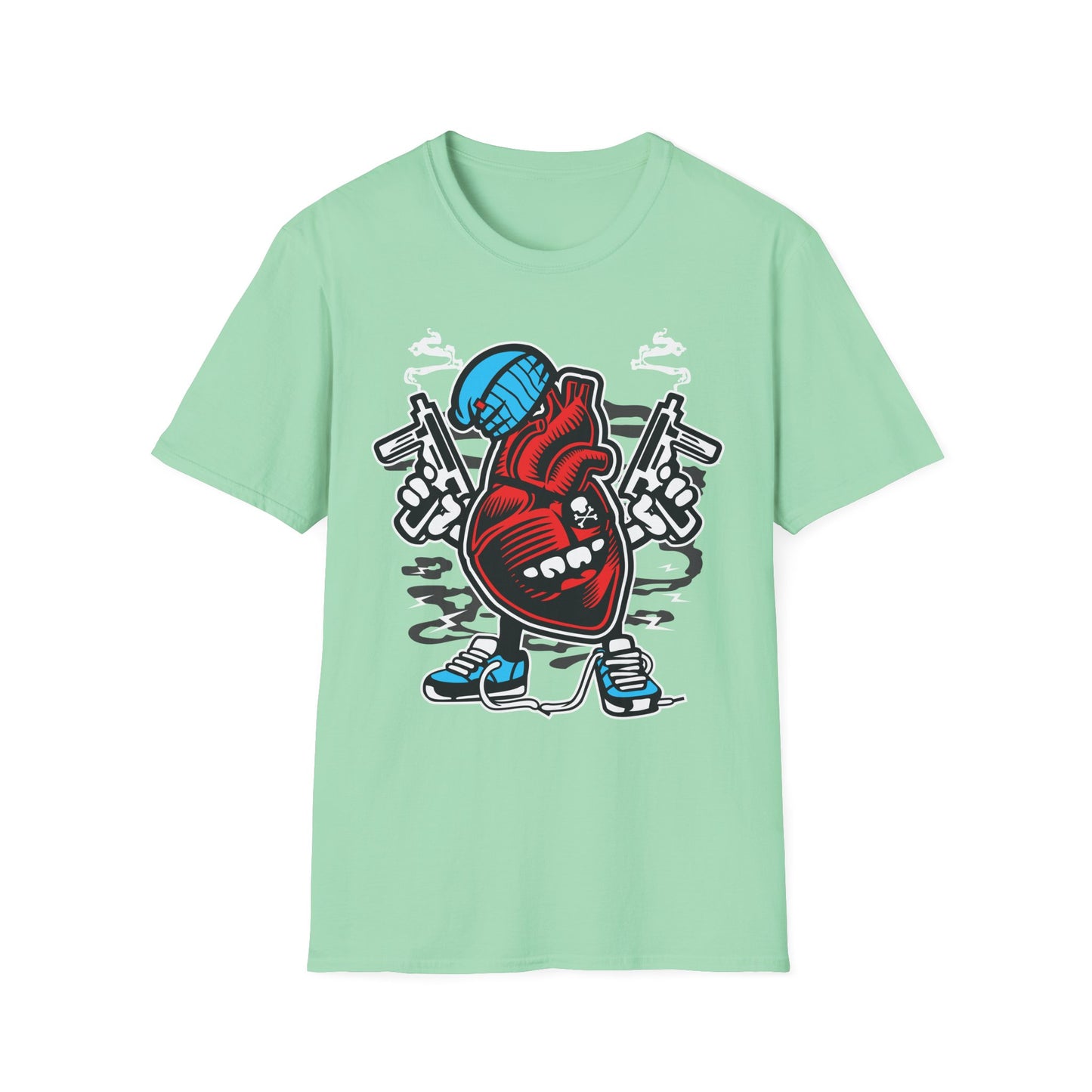 Cartoon T Shirt Animation T Shirt Funny Tee Unisex Gildan Softstyle 64000 100 Percent Cotton