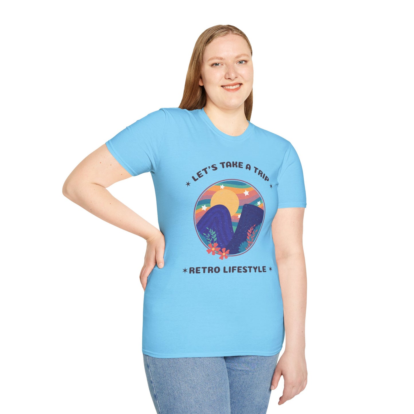 Retro T Shirt, Retro Design Shirt, Retro Art Tee Shirt, T-shirt with Retro Style