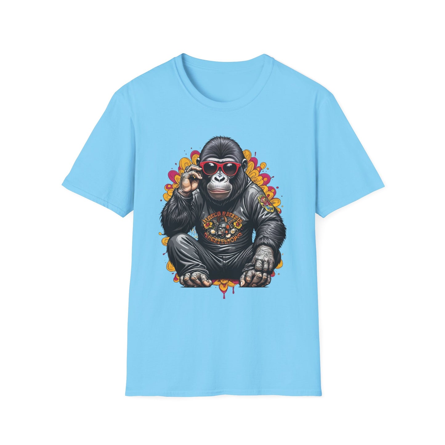 Animals Tees, Funny Animals Shirt, T Shirts with Funny Animals, T-Shirt with Gorilla, Monkey Tees