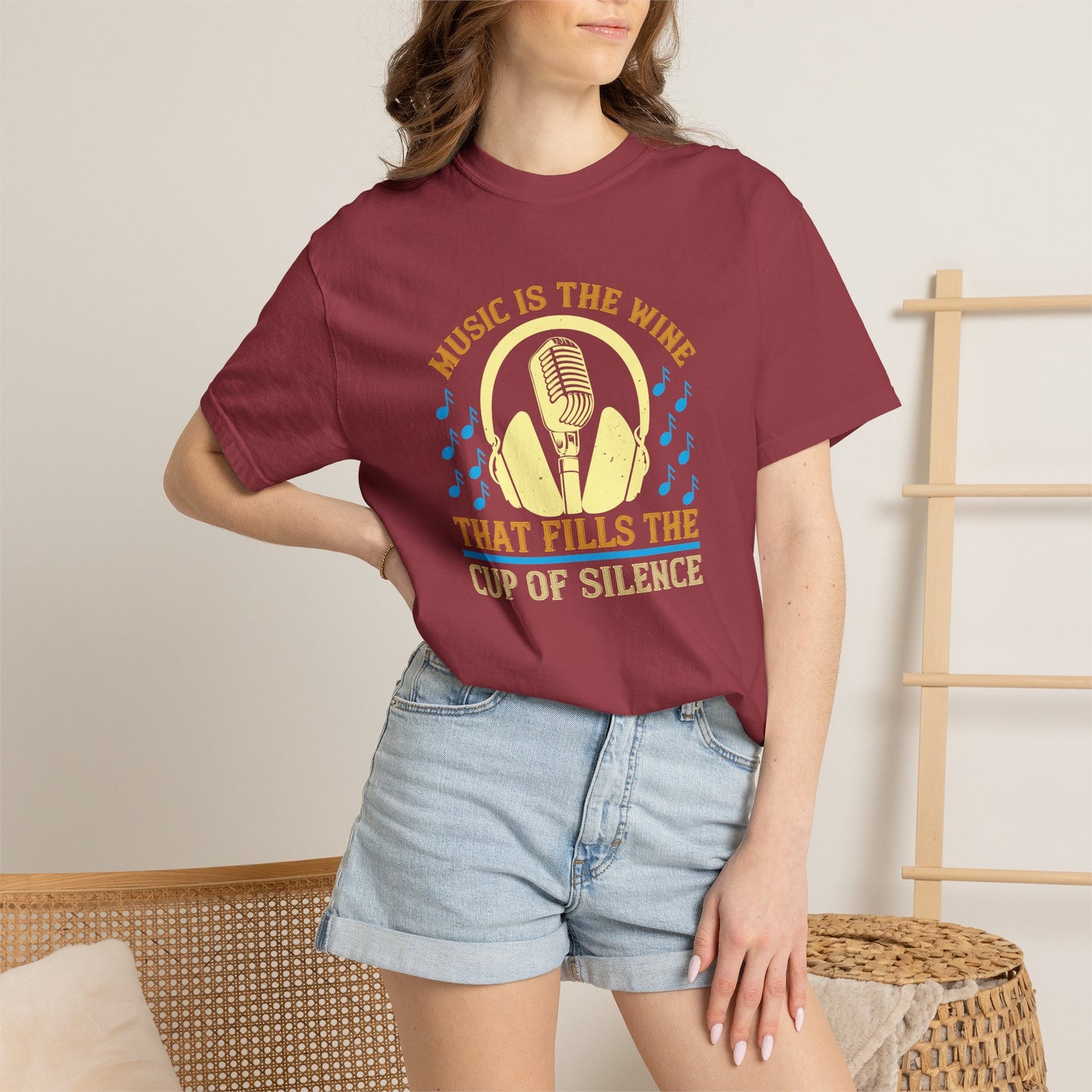 Music Graphic Design Unisex Cotton T-shirt m36