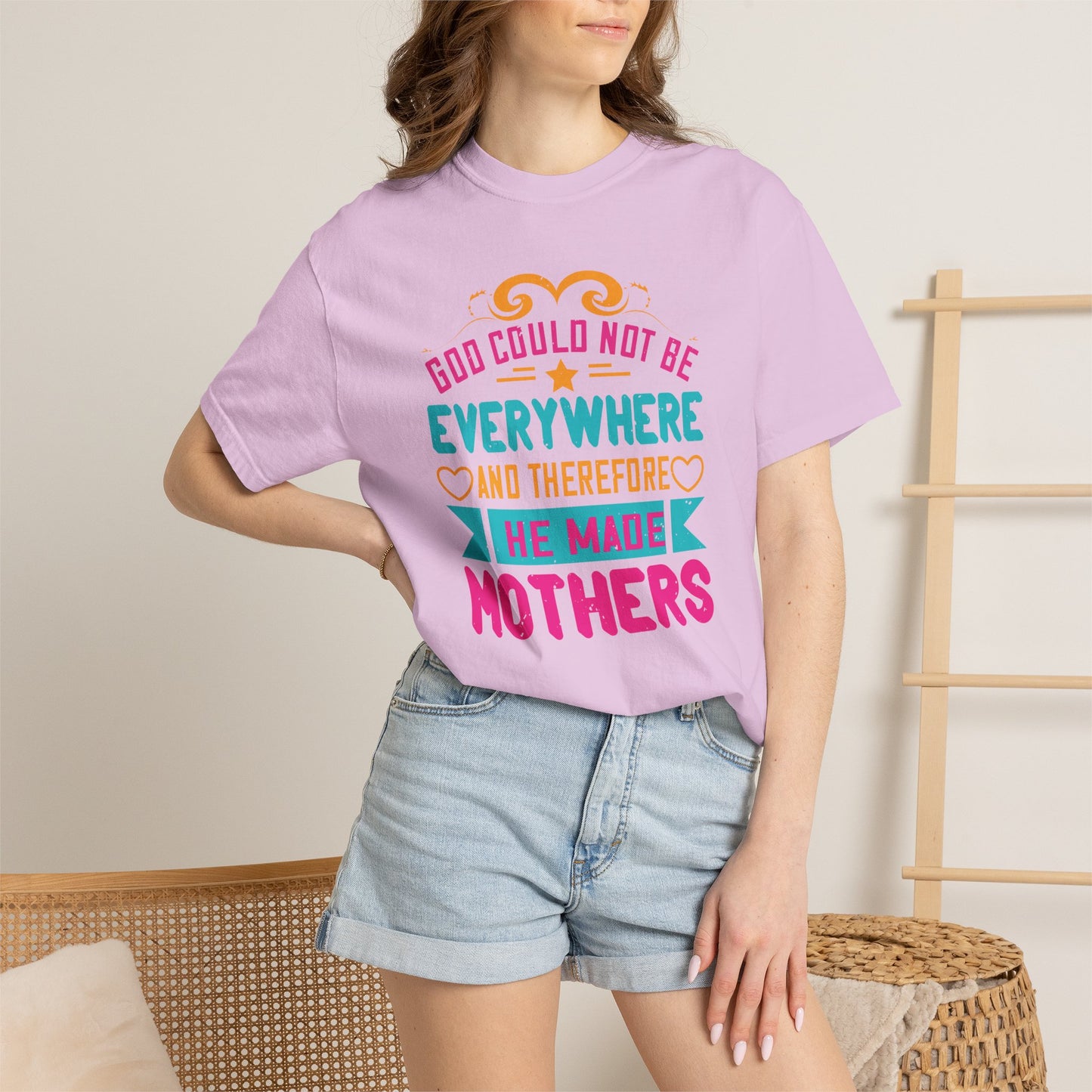 Mom T-shirt Mother Day Mama Tee Unisex Comfort Colors Garment-Dyed Cotton h70