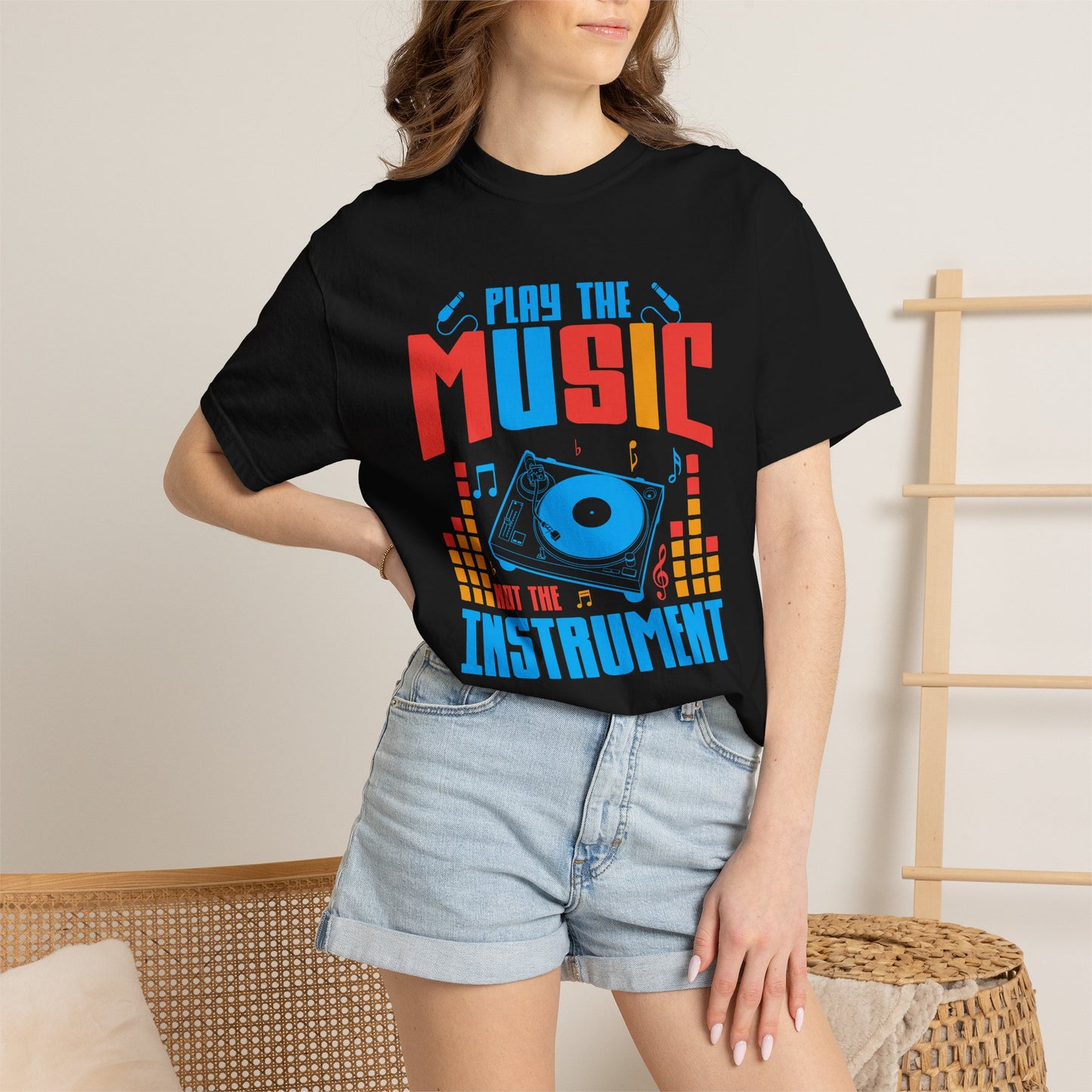 Music Graphic Design Unisex Cotton T-shirt 017