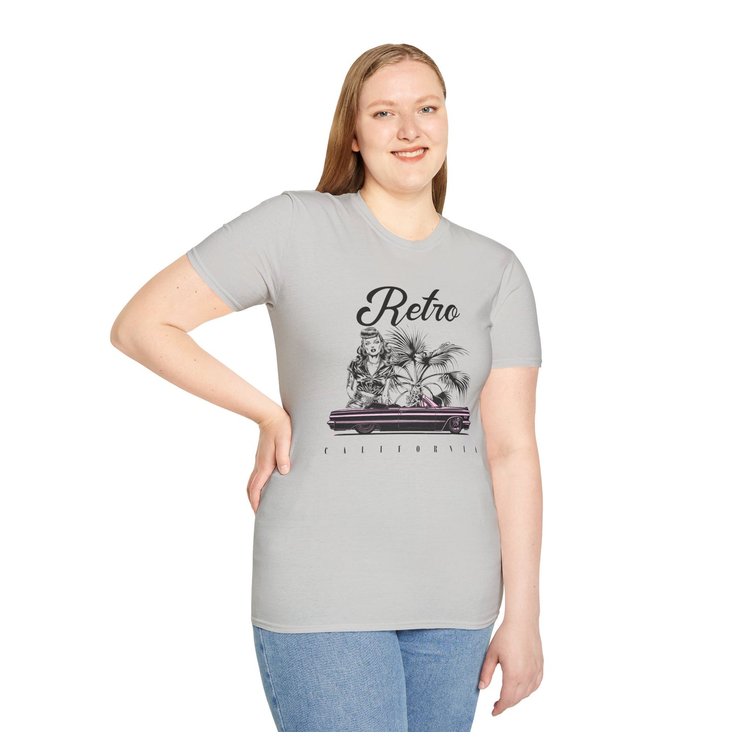 Retro T Shirt, Retro Design Shirt, Retro Art Tee Shirt, T-shirt with Retro Style