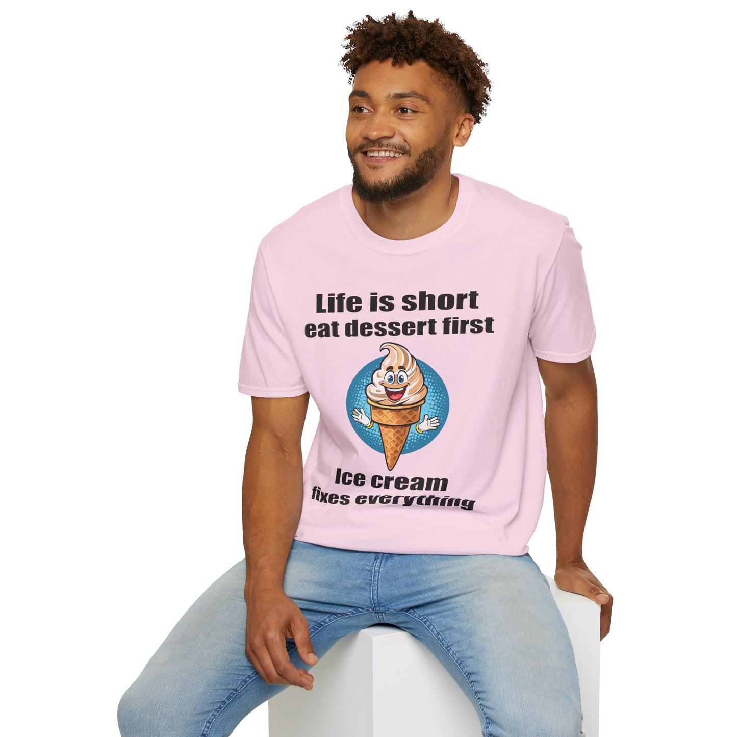 Food Tees, Funny Food T Shirts, Funny T Shirts, Shirt with Food, Junk Food Tees, Shirt with Ice Cream, Ice Cream T-Shirt