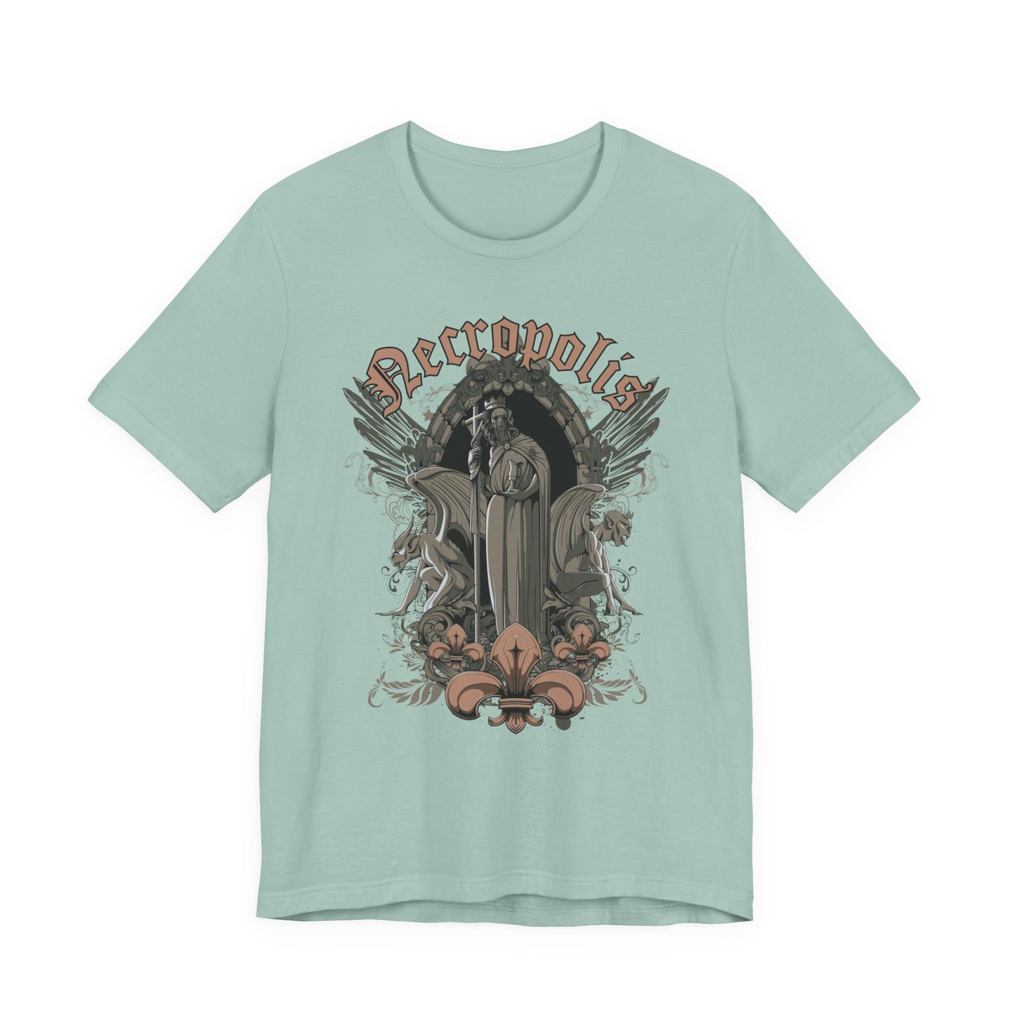 Gothic Skull Graphic Unisex Cotton T-Shirt r7
