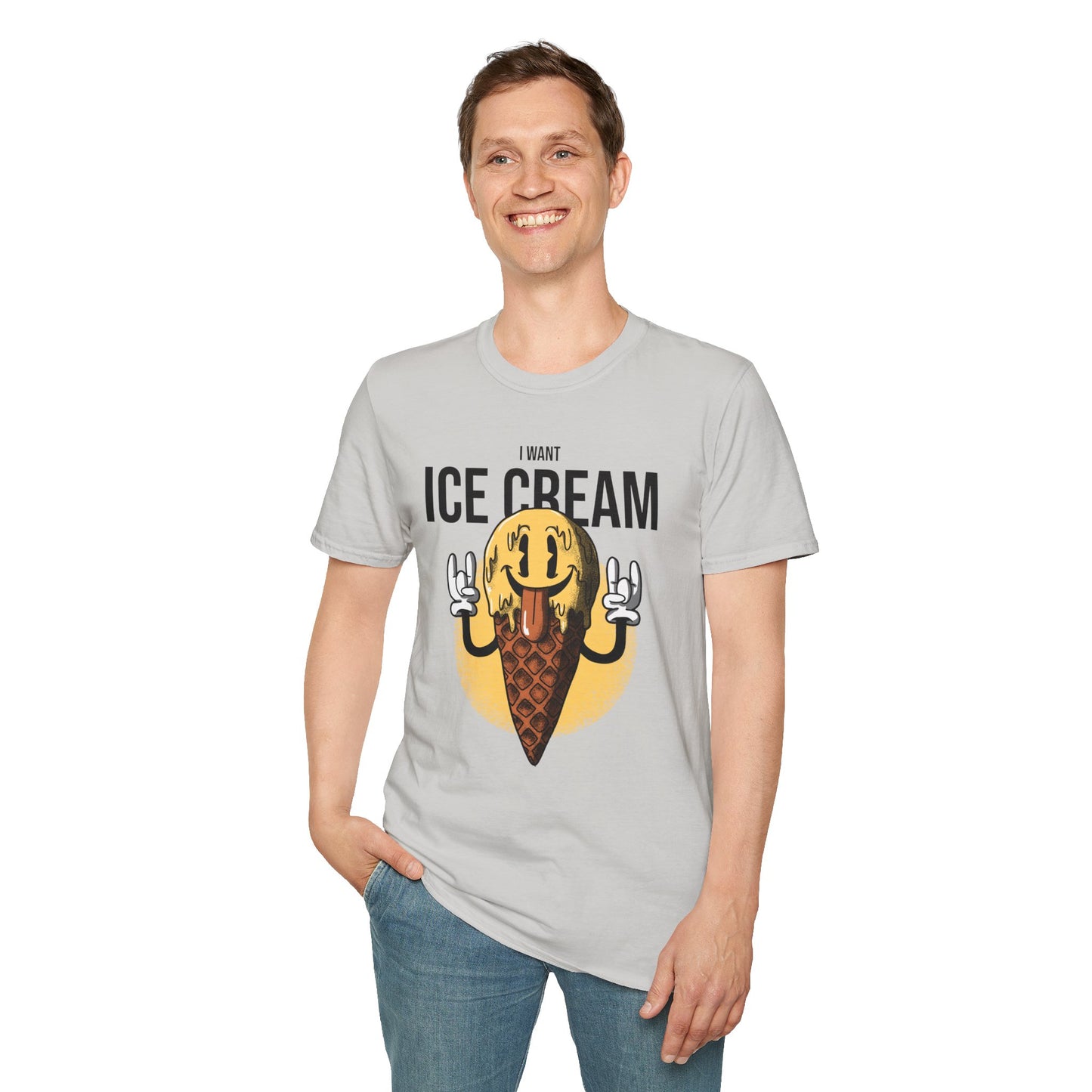 Food Tees, Funny Food T Shirts, Funny T Shirts, Shirt with Food, Junk Food Tees, Shirt with Ice Cream, Ice Cream T-Shirt