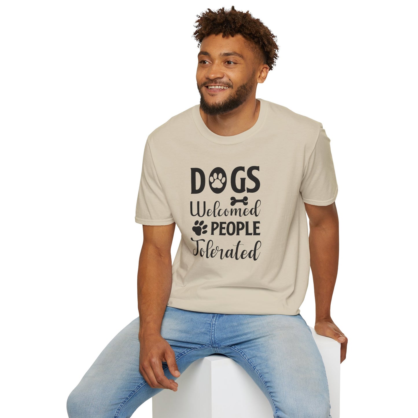 Dog Slogan T Shirts With Funny Words Tee Shirt Featuring Funny Quotes Unisex Gildan Softstyle 64000 Ringspun Cotton