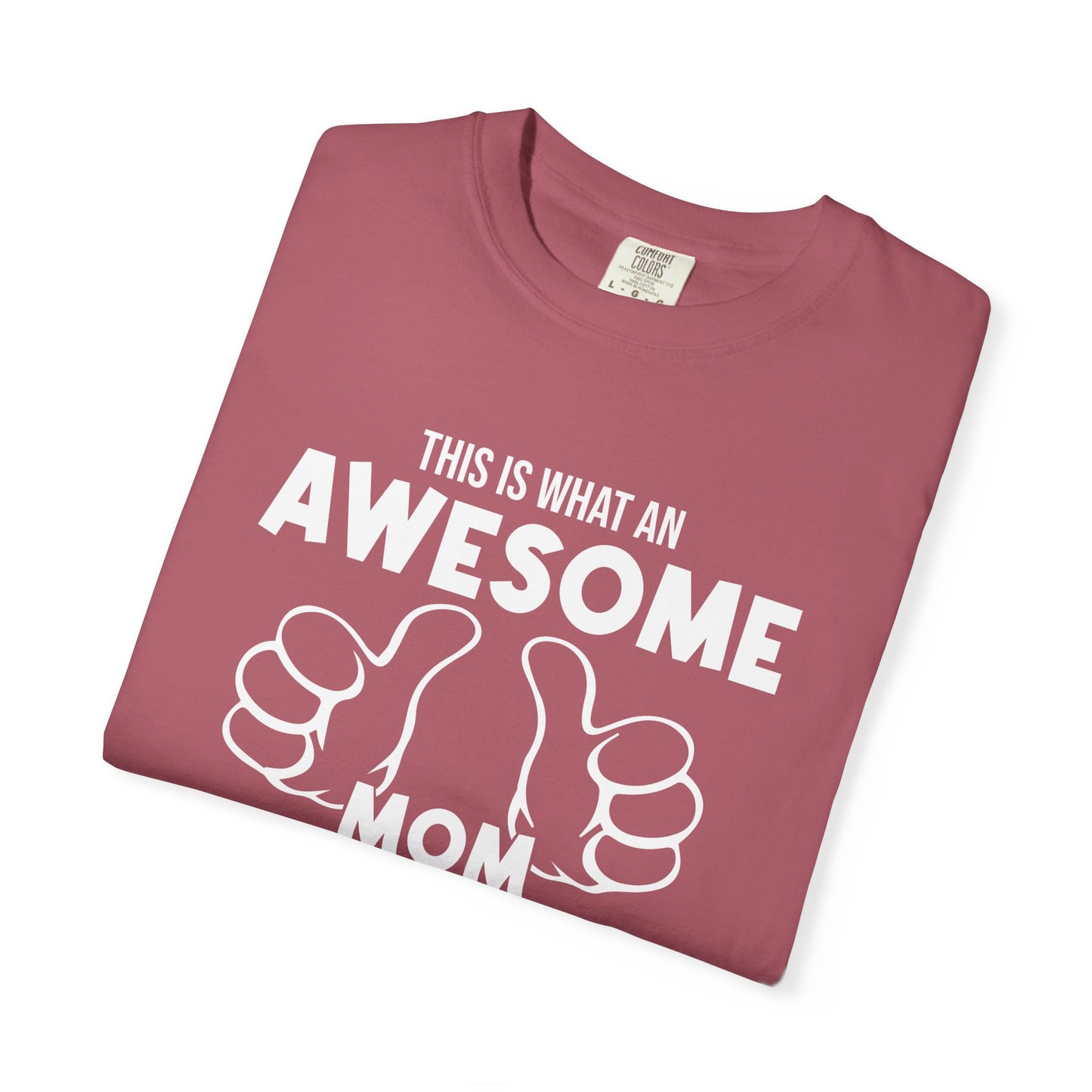 Mom T-shirt Mother's Day Mama Tee Unisex Comfort Colors Garment-Dyed Cotton h25