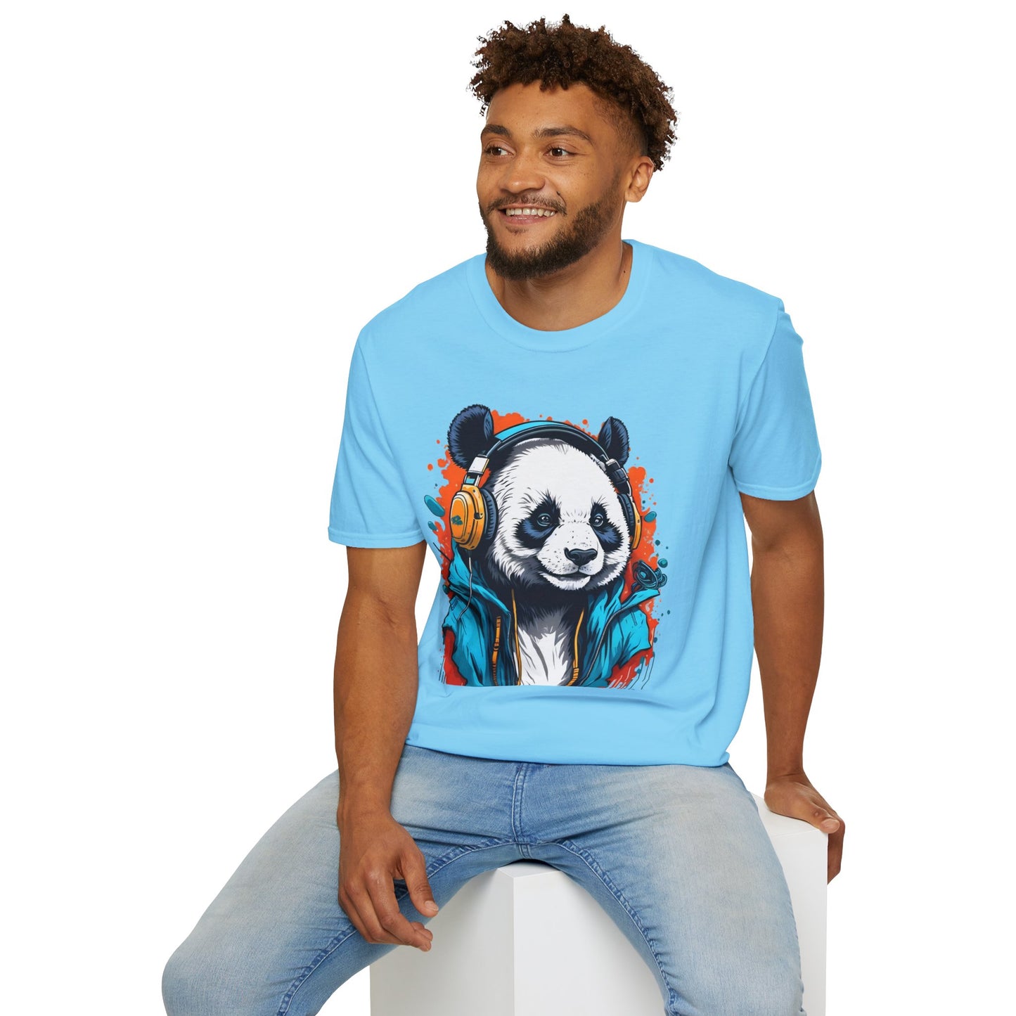 Animals Tees, Funny Animals Shirt, T Shirts with Funny Animals, T-Shirt with Panda, Panda Tees