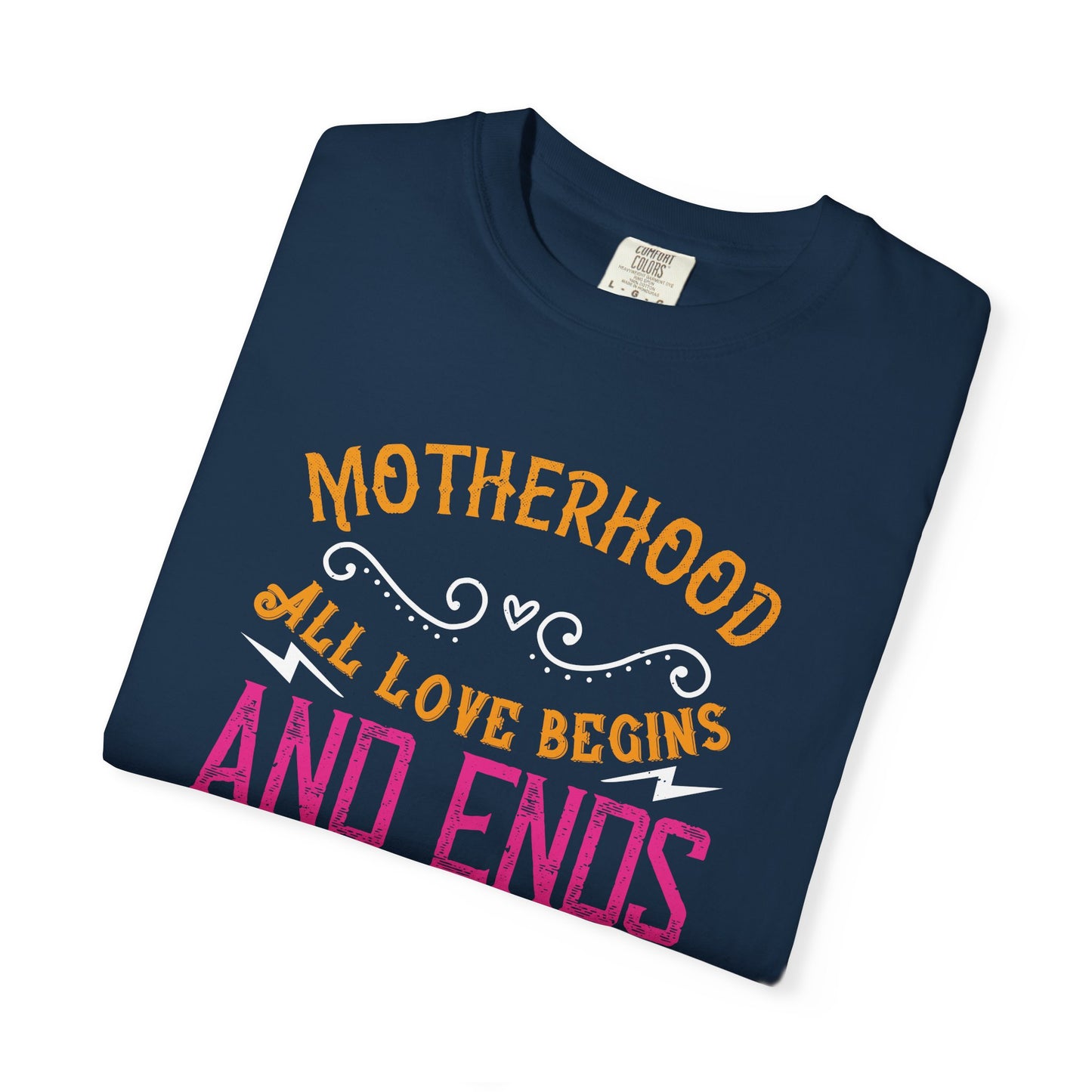 Mom T-shirt Mother Day Mama Tee Unisex Comfort Colors Garment-Dyed Cotton h85