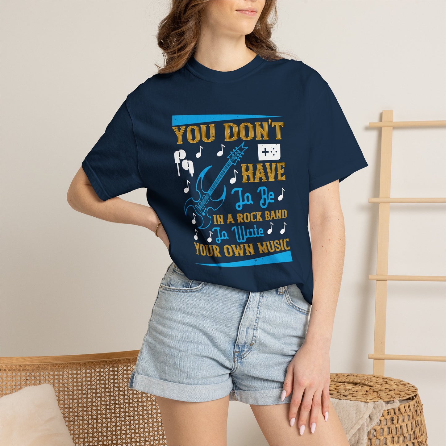 Music Graphic Design Unisex Cotton T-shirt u1