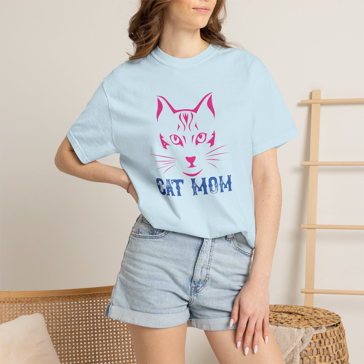 Mom T-shirt Mother Day Mama Tee Unisex Comfort Colors Garment-Dyed Cotton h66