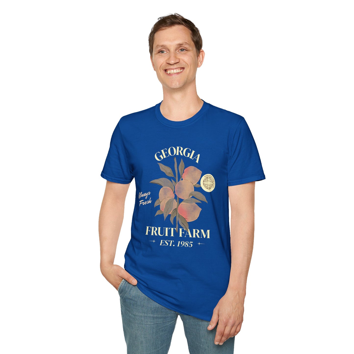 Food Tees, Funny Food T Shirts, Funny T Shirts, Shirt with Fruits, Shirt with Peach