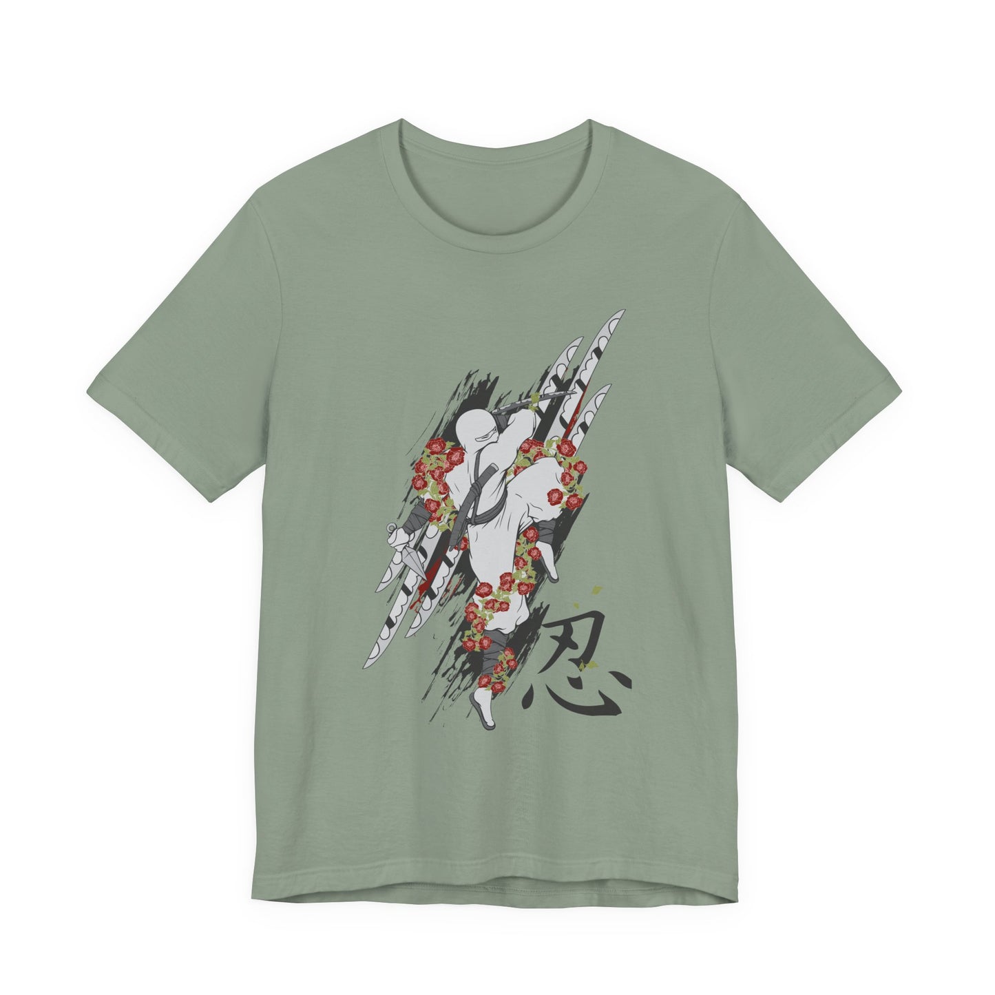 Ninja Samurai Artwork Graphic Unisex Cotton T-Shirt r5