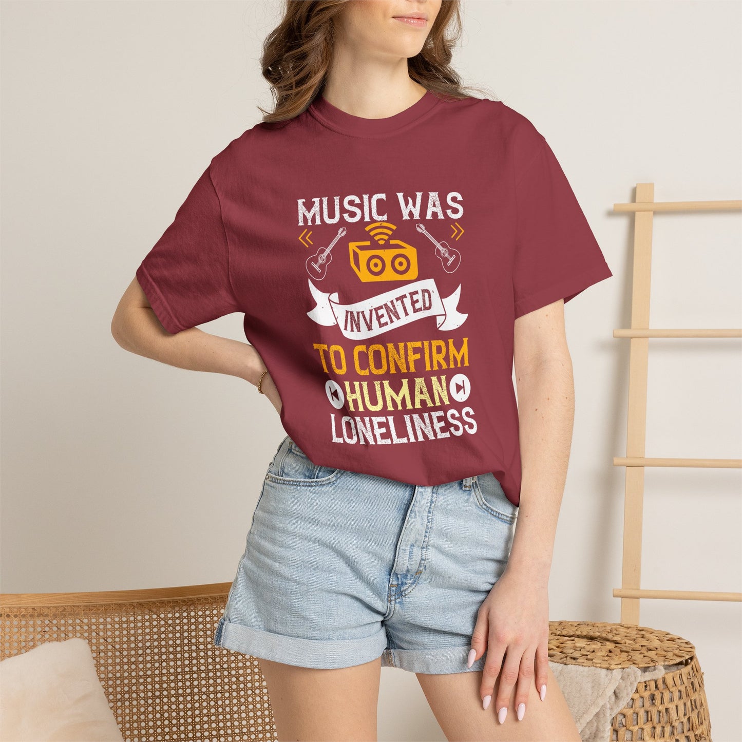 Music Graphic Design Unisex Cotton T-shirt m38