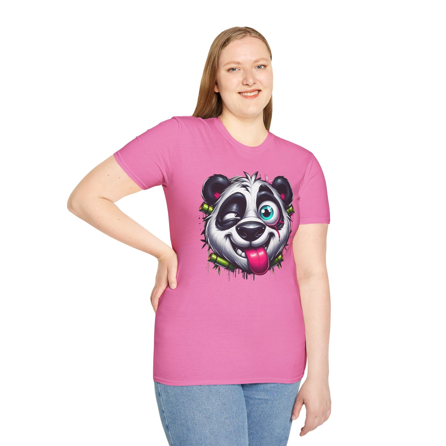 Animals Tees, Funny Animals Shirt, T Shirts with Funny Animals, T-Shirt with Panda, Panda Tees