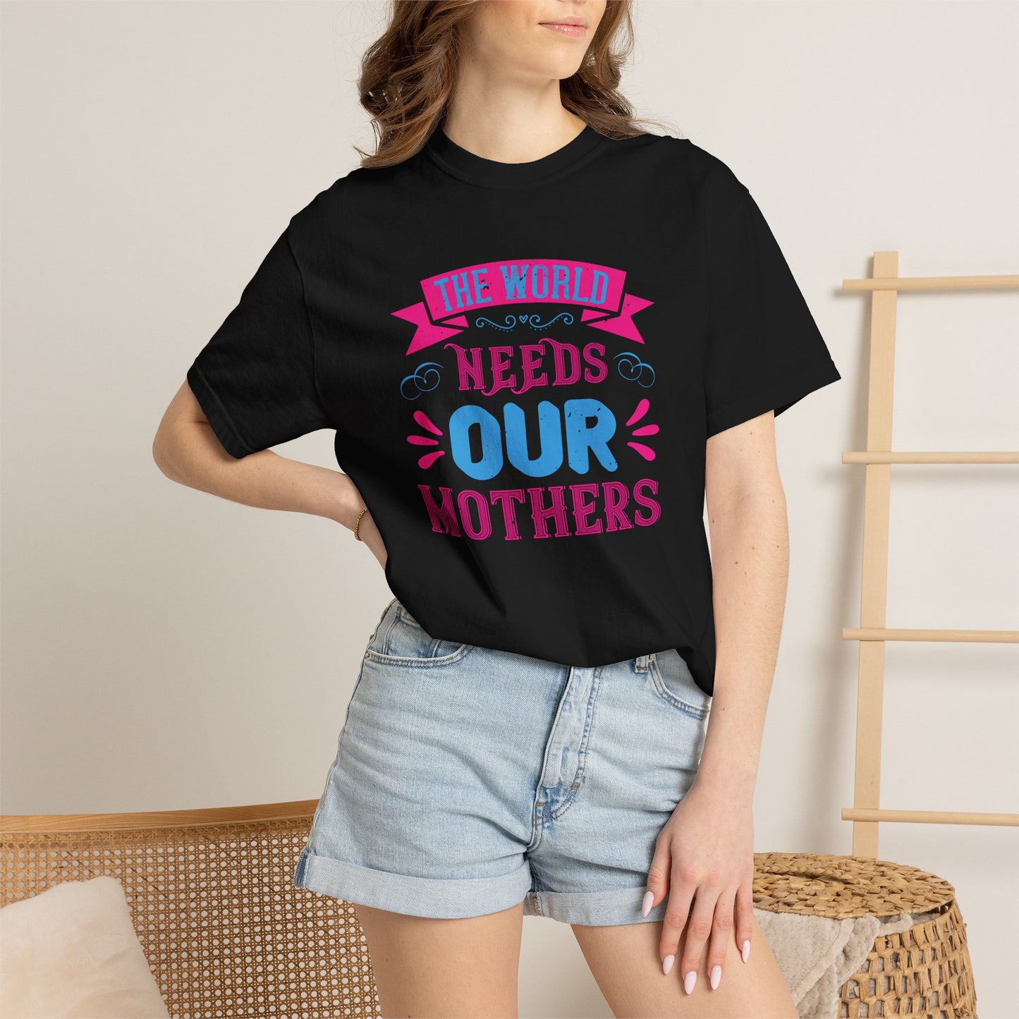 Mom T-shirt Mother Day Mama Tee Unisex Comfort Colors Garment-Dyed Cotton h95