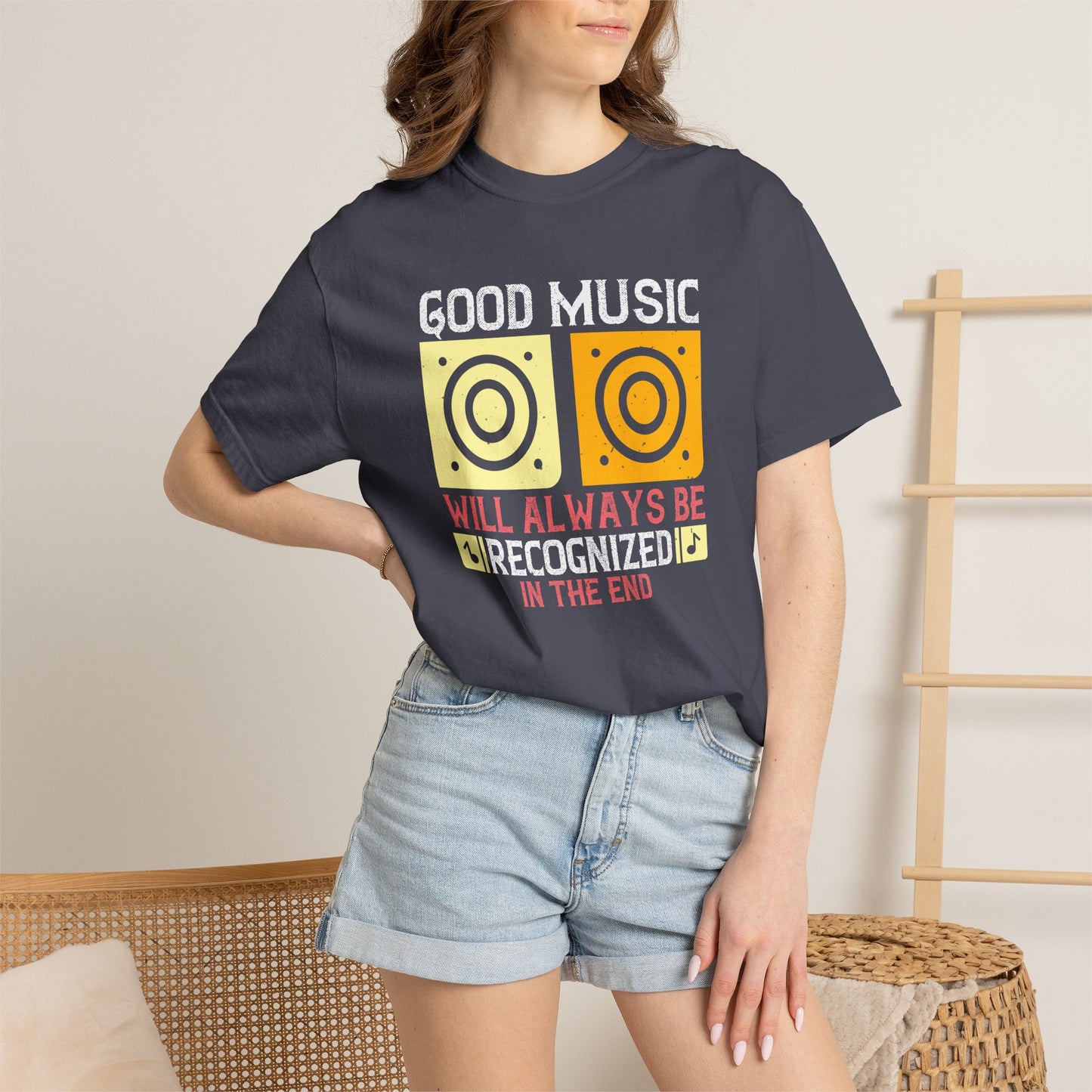 Music Graphic Design Unisex Cotton T-shirt m2