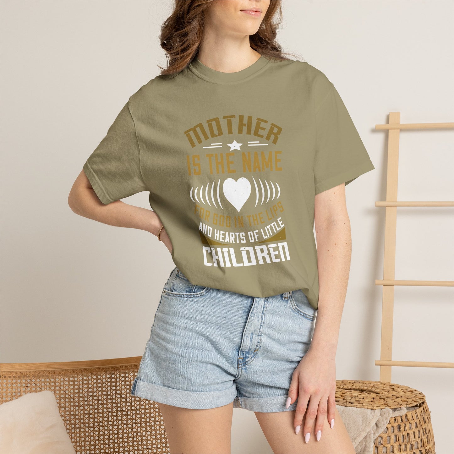 Mom T-shirt Mother Day Mama Tee Unisex Comfort Colors Garment-Dyed Cotton h83