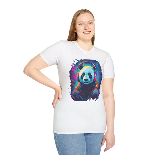 Animals Tees, Funny Animals Shirt, T Shirts with Funny Animals, T-Shirt with Panda, Panda Tees